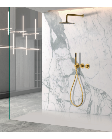 Robinetterie thermostatique or brossé | IMEX