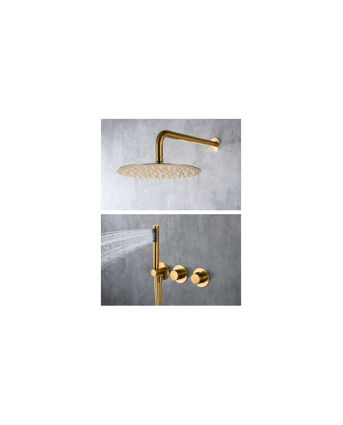 Robinetterie thermostatique or brossé | IMEX