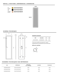 miroir led New York LEDIMEX | Éclairage 3 teintes antibuée