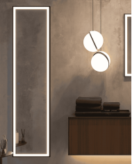 miroir led New York LEDIMEX | Éclairage 3 teintes antibuée