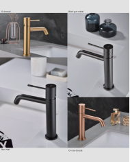 Mitigeur lavabo Genova Imex | 5 finitions premium