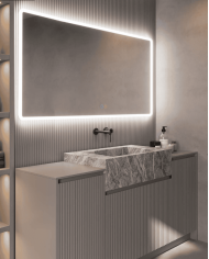 Miroir LED salle de bain retro | LEDIMEX antibuée