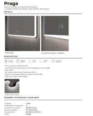 Miroir LED salle de bain retro | LEDIMEX antibuée