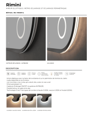 Miroir Rimini - LEDIMEX