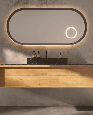 miroir led rimini | 6 finitions élégantes LEDIMEX