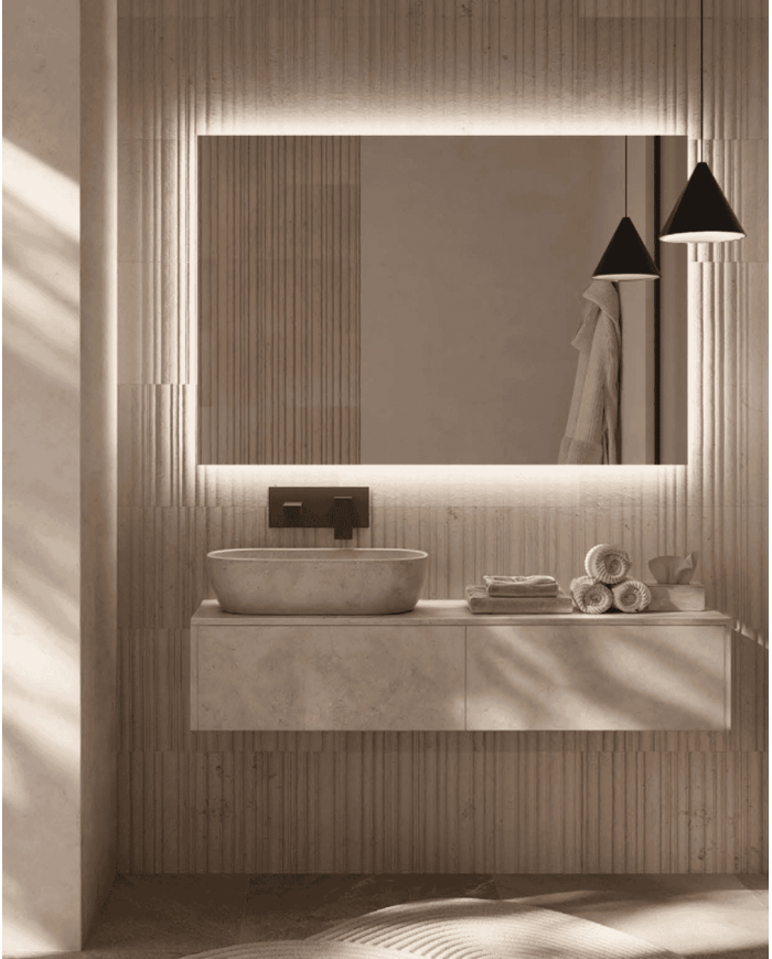 Miroir LED Suecia | Éclairage froid 6500K sans cuivre