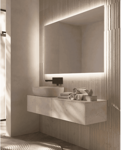 Miroir LED Suecia | Éclairage froid 6500K sans cuivre