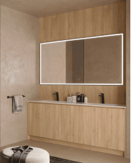 miroir led suisse noir | LEDIMEX éclairage réglable