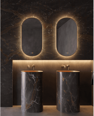 miroir led salle de bain tokyo | LEDIMEX elliptique