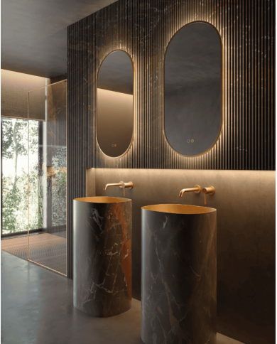 miroir led salle de bain tokyo | LEDIMEX elliptique