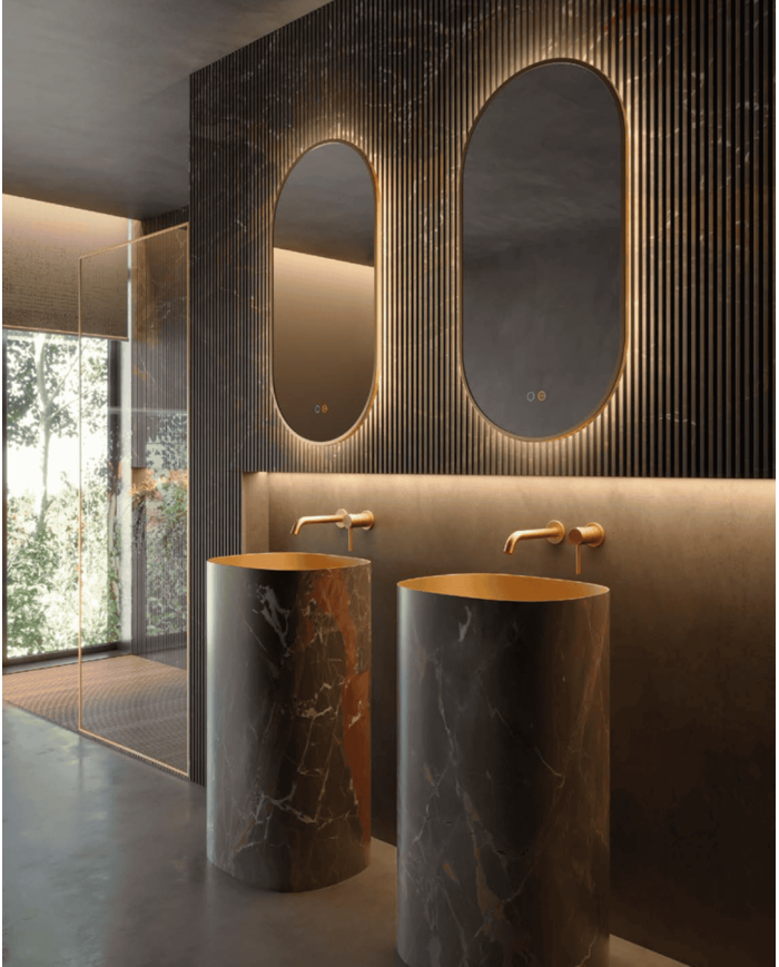 miroir led salle de bain tokyo | LEDIMEX elliptique