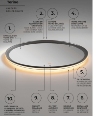 miroir led salle de bain torino | LEDIMEX rétroéclairé