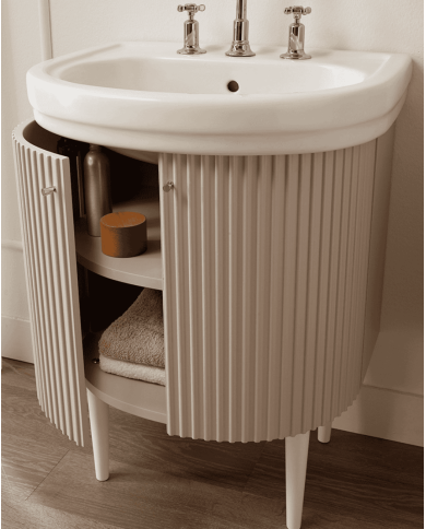 meuble salle de bain sbordoni | Meuble Plissé 63 cm