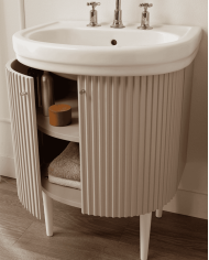 meuble salle de bain sbordoni | Meuble Plissé 63 cm