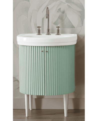 meuble salle de bain sbordoni | Meuble Plissé 63 cm