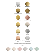 meuble colonne sbordoni plissé | 6 couleurs rétro
