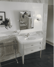 meuble lavabo rétro Sbordoni | Meuble italien 90 cm