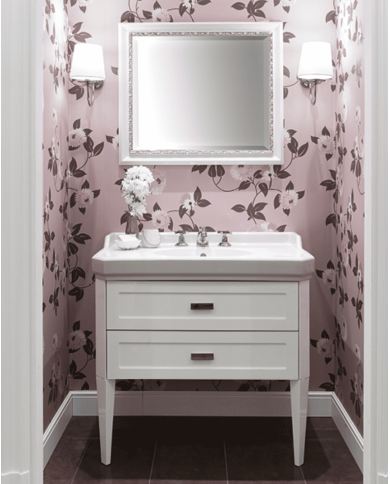 meuble lavabo rétro Sbordoni | Meuble italien 90 cm