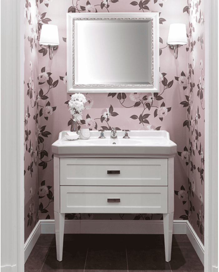 meuble lavabo rétro Sbordoni | Meuble italien 90 cm