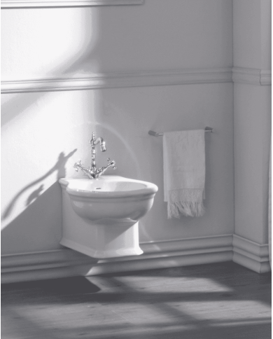 bidet suspendu imperial | Regent Blanc Céramique
