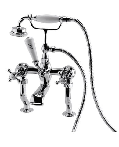 mélangeur bain douche imperial | Lichfield chromé rétro