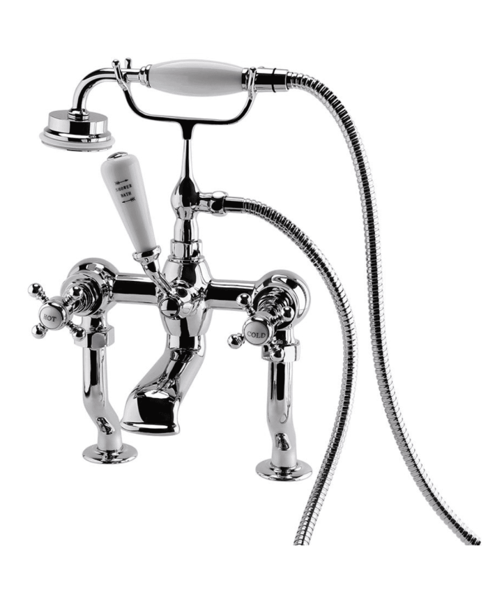mélangeur bain douche imperial | Lichfield chromé rétro