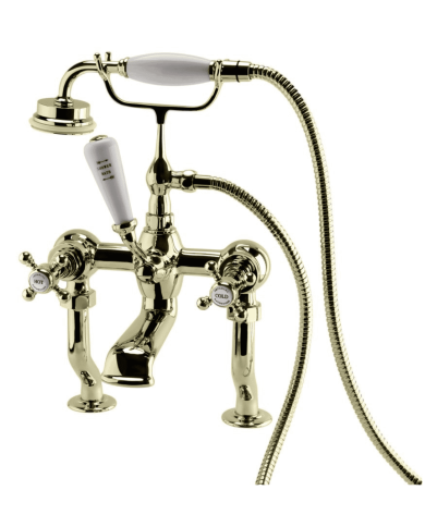 mélangeur bain douche imperial | Lichfield chromé rétro