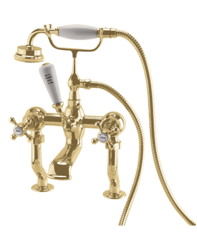 mélangeur bain douche imperial | Lichfield chromé rétro