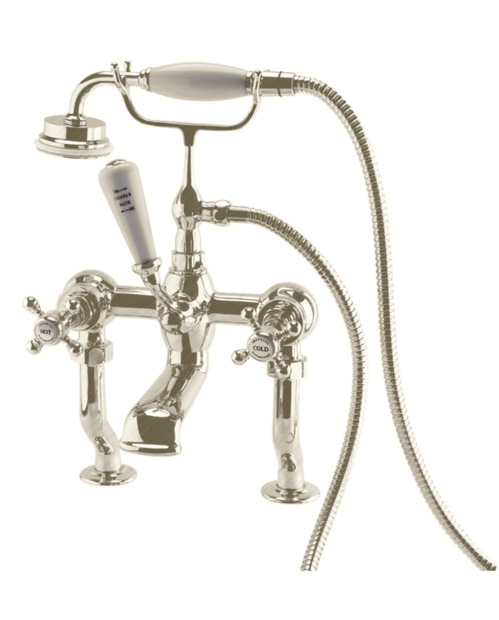 mélangeur bain douche imperial | Lichfield chromé rétro