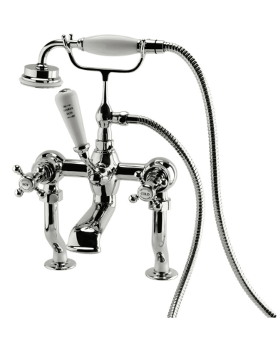 mélangeur bain douche imperial | Lichfield chromé rétro