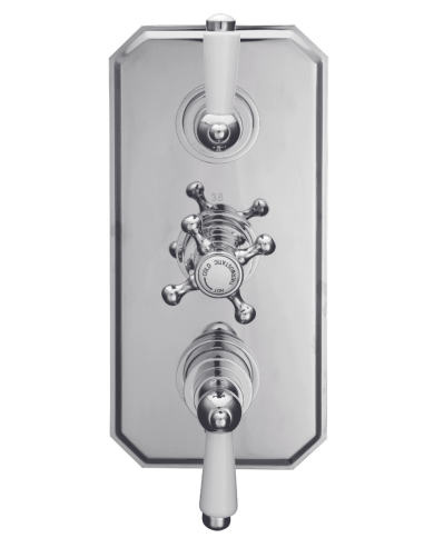 mitigeur thermostatique imperial lichfield | 2 sorties encastré