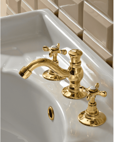 mélangeur lavabo 3 trous sbordoni | Margherita
