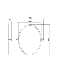 miroir basculant sbordoni | Série Flora Italie