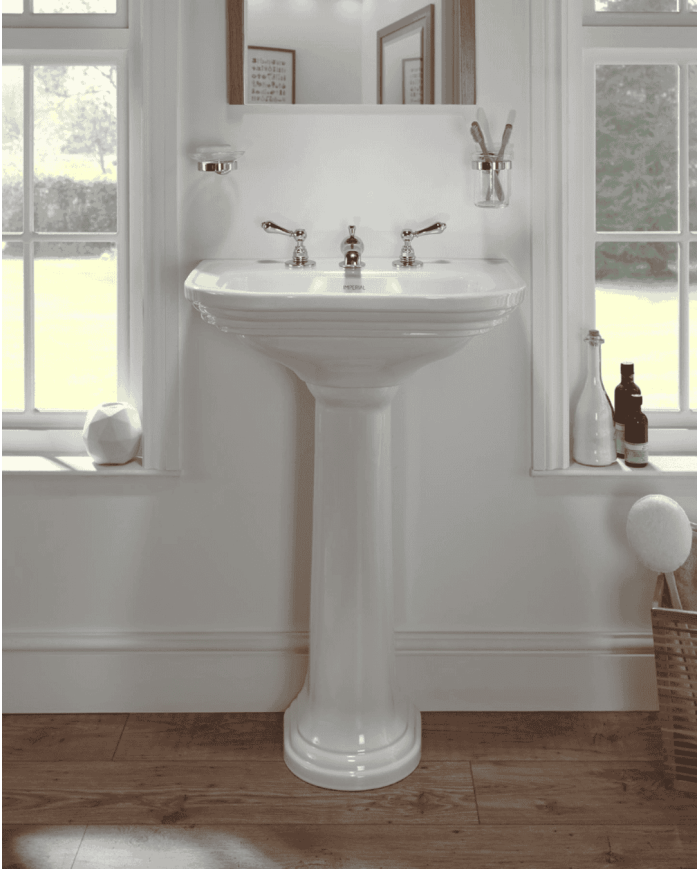 Lavabo Imperial 61 cm | Carlyon rétro blanc