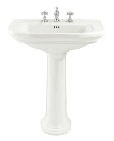 Lavabo Imperial 72 cm | Carlyon rétro blanc