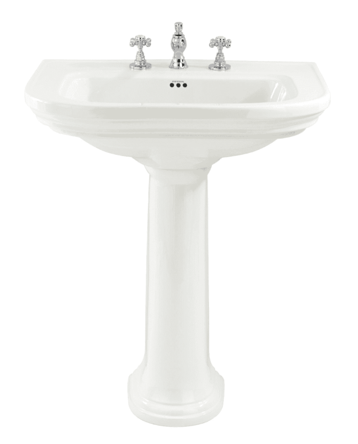 Lavabo Imperial 72 cm | Carlyon rétro blanc