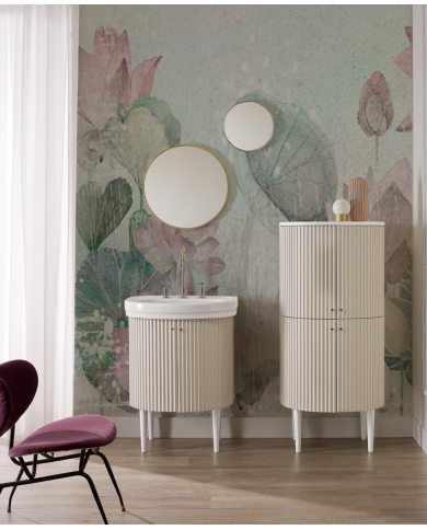 miroir rond sbordoni | Profil laiton 70cm