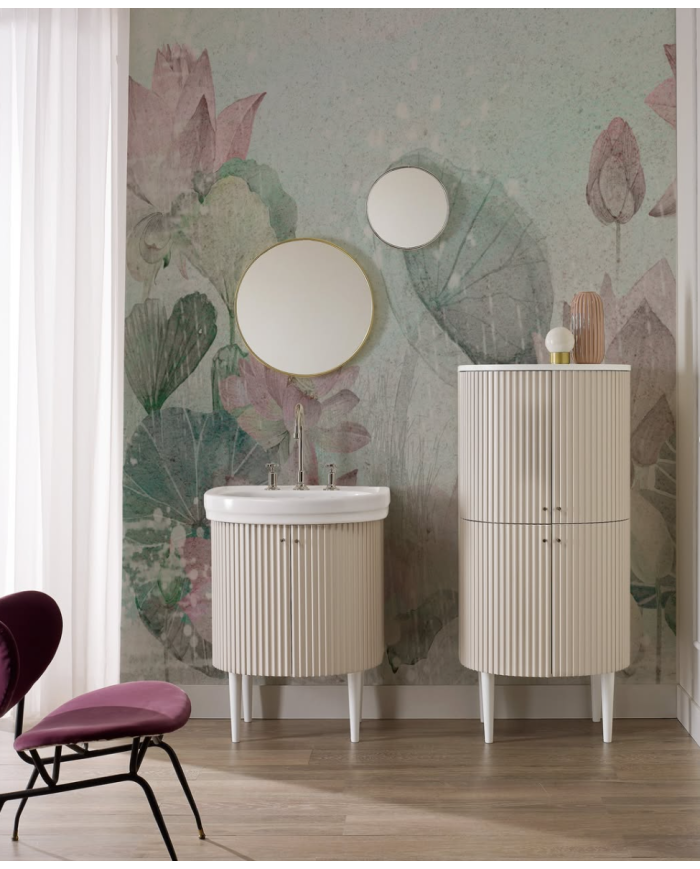 miroir rond sbordoni | Profil laiton 70cm