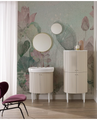 miroir rond sbordoni | Profil laiton 70cm