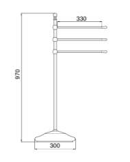 Porte-serviettes - Sbordoni