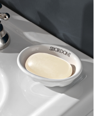 porte-savon céramique sbordoni | Sbordoni Noir & Blanc