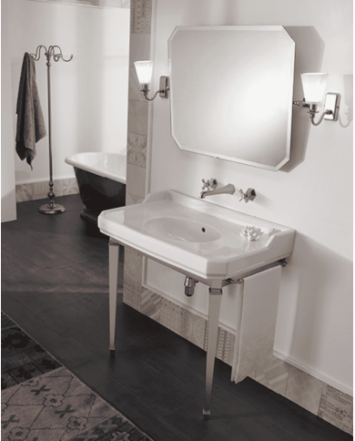 Lavabo rétro Sbordoni | Console Romana 90 cm