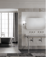 lavabo double sbordoni | Console rétro 135 cm