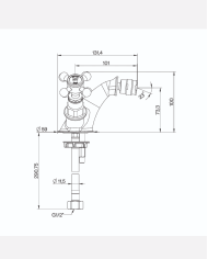 Robinet bidet Lamport - Cifial