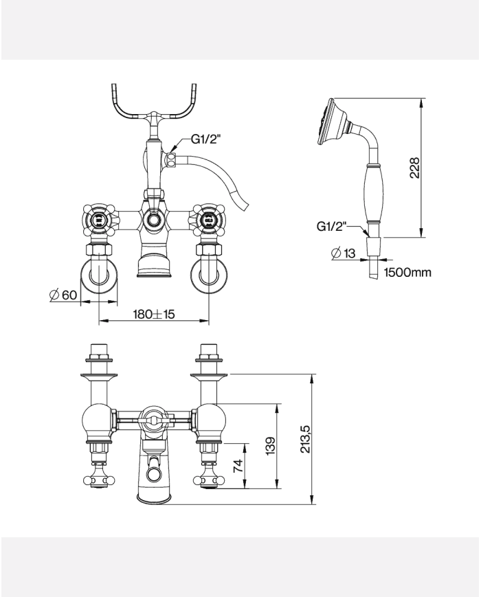 Mitigeur de baignoire Lamport - Cifial