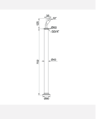 Kit montage au sol bain Lamport - Cifial