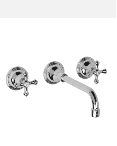 Mitigeur 3 trous lavabo encastré Edwardian - Cifial