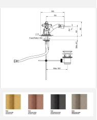 Robinet monobloc bidet Edwardian - Cifial