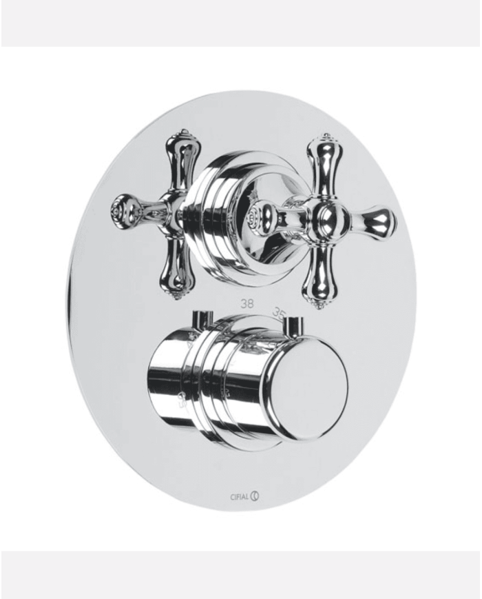 thermostat mural cifial edwardian | 5 finitions rétro