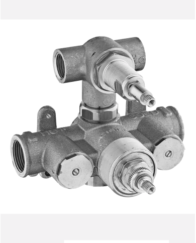 Thermostat mural 2 sorties Hexa - Cifial